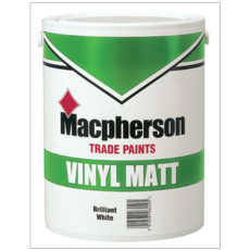 MACPHERSON VINYL MATT EMULS BRIL WHITE 2.5LITRE