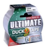 Duck Tape Ultimate White White 50mm x 25M