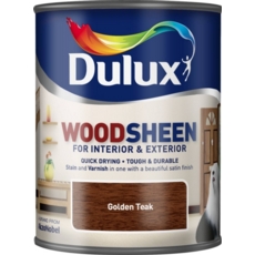 DULUX WATERBASED WOODSHEEN GOLDEN TEAK 750ML