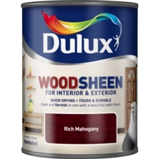 DULUX WATERBASED WOODSHEEN RICH MAHOG 750ML