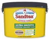SANDTEX RETAIL Ultra Smooth Masonry Mid Stone 10L