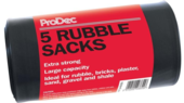 PRODEC BLACK PLASTIC RUBBLE SACKS (FFJHDS5)
