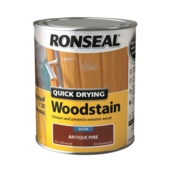 RONSEAL QUICK DRYING WOODSTAIN SATIN ANTIQUE PINE 750MLS