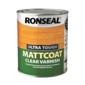 RONSEAL ULTRA TOUGH MATT COAT VARNISH CLEAR 2.5LITRE