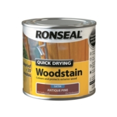 RONSEAL QUICK DRYING WOODSTAIN SATIN ANTIQUE PINE 250MLS
