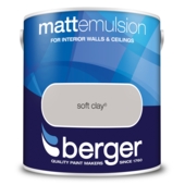 BERGER MATT EMULSION SOFT CLAY 2.5 LTR
