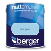 BERGER MATT EMULSION BLUE GLASS 2.5 LTR