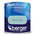 BERGER MATT EMULSION SWEET DUCKEGG 2.5 LTR