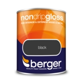 BERGER NON DRIP GLOSS BLACK 750MLS