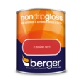 BERGER NON DRIP GLOSS RUSSIAN RED 750MLS