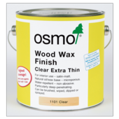 OSMO WOOD WAX FINISH CLEAR EXTRA THIN CLEAR 1101 750MLS
