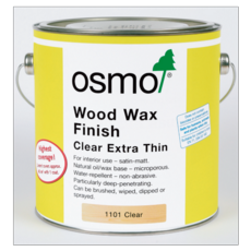 OSMO WOOD WAX FINISH CLEAR EXTRA THIN 1101 CLEAR 2.5LITRE