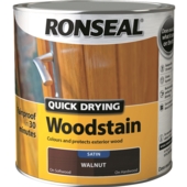 RONSEAL QUICK DRYING WOODSTAIN SATIN WALNUT 2.5LITRE