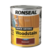RONSEAL QUICK DRYING WOODSTAIN SATIN MAHOGANY 2.5LITRE