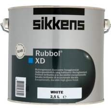 SIKKENS RUBBOL XD GLOSS WHITE 2.5LITRE