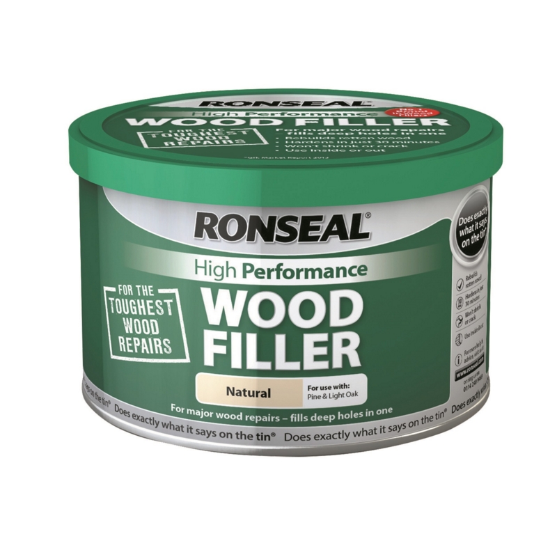 RONSEAL HIGH PERFORMANCE WOOD FILLER NATURAL 275GRMS Winterstoke