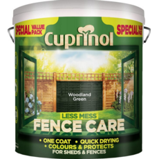 CUPRINOL LESS MESS SHED/FENCE WOOD/GREEN 6L
