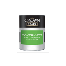CROWN TRADE Covermatt WHITE 5LITRE