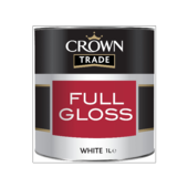 CROWN TRADE Solvent-borne Gloss BRILLIANT WHITE 2.5LITRE