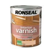 RONSEAL INTERIOR VARNISH MATT CLEAR 250ml