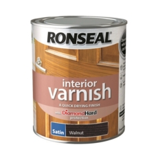 RONSEAL INTERIOR VARNISH SATIN WALNUT 250ml