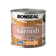 RONSEAL INTERIOR VARNISH SATIN ASH 250ml