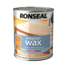 RONSEAL INTERIOR WAX MATT MEDIUM OAK 750ml