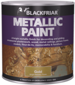 BLACKFRIAR WATERBASED METALLIC PAINT ANQTIUE GOLD 125