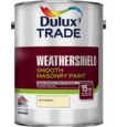 DULUX TRADE WEATHERSHIELD SMOOTH BUTTERMILK 5LITRE