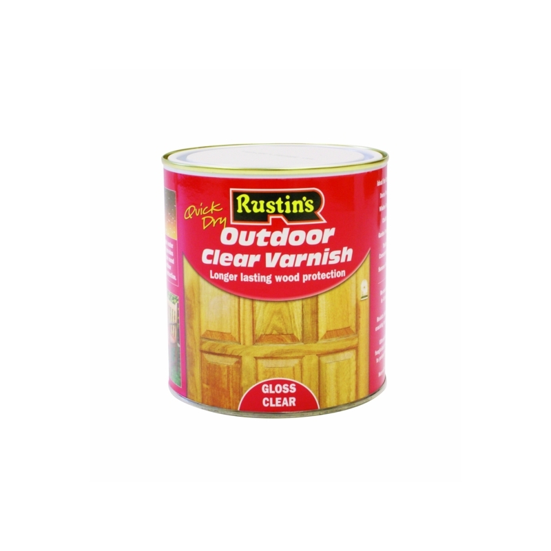 RUSTINS EXTERIOR CLEAR VARNISH GLOSS LITRE Winterstoke Decorators