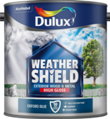DULUX RETAIL WEATHERSHIELD HIGH GLOSS OXFORD BLUE 2.5LTS