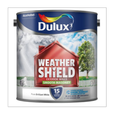 DULUX RETAIL WEATHERSHIELD SMOOTH B/WHITE 2.5LITRE