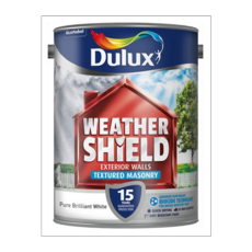 DULUX RETAIL WEATHERSHIELD TEXTURE B/WHITE 5LITRE