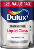 DULUX RETAIL GLOSS FINISH PURE BRILLIANT WHITE 1.25LITRE