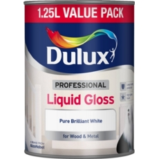 DULUX RETAIL GLOSS FINISH PURE BRILLIANT WHITE 1.25LITRE