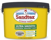 SANDTEX SMOOTH PLYMOUTH GREY 10LITRE