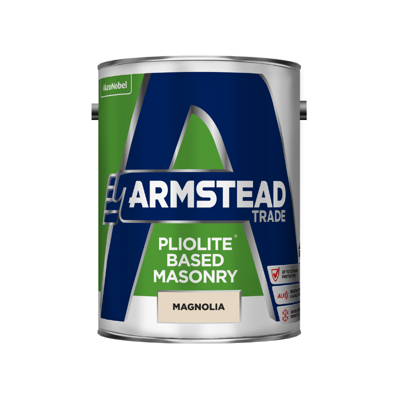 ARMSTEAD TRADE PLIOLITE MASONRY MAGNOLIA 5L Winterstoke Decorators