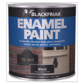 BLACKFRIAR GLOSS ENAMEL PAINT BLACK 250MLS