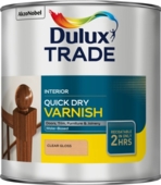 DULUX TRADE Q/DRY VARNISH CLEAR GLOSS 2.5LITRE