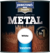 Johnstone's Transform Smooth Metal Paint  Smooth White 750m
