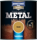 Johnstone's Transform Smooth Metal Paint Smooth Gold 250