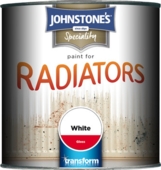 Johnstone's Transform Paint For Radiators Gloss White 750m