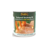 RUSTINS TEXTURED DECKING OIL CLEAR 2.5LITRE