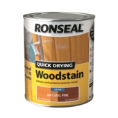 RONSEAL QUICK DRYING WOODSTAIN SATIN NATURAL PINE 750MLS