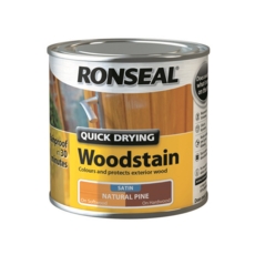 RONSEAL QUICK DRY WOODSTAIN NATURAL PINE SATIN 250ML