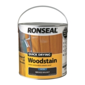 RONSEAL QUICK DRY WOODSTAIN SATIN SMOKED WALNUT 2.5LT