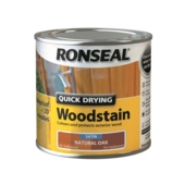 RONSEAL QUICK DRY WOODSTAIN SATIN NATURAL OAK 250ML