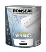 RONSEAL ONE COAT  STAIN BLOCK WHITE 2.5LT