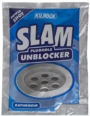 KILROCK SLAM BATHROOM PLUGHOLE UNBLOCKER