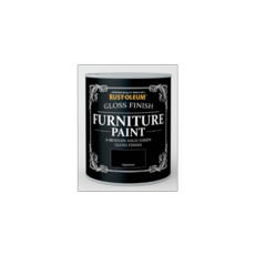RUST-OLEUM GLOSS FURNITURE PAINT LIQUORICE 125ML